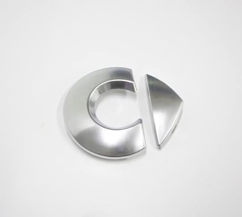 GRFIT Front Vent Mesh Logo, für Mercedes Smart Fortwo ForFour 451 453 Dekorative Aufkleber Abdeckung Aufkleber Kühlergrill Druck, Außen Styling,C von GRFIT