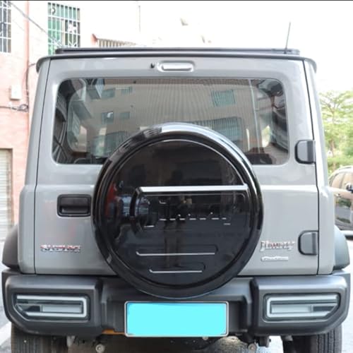 GRFIT Reserveradabdeckung, Radreifenabdeckung, Radabdeckung für Suzuki Jimny JB64 Sierra JB74W 2019 2020 Wetterfest Reifenschutz Schmutzfest Ersatz Reifen Abdeckung,Black von GRFIT