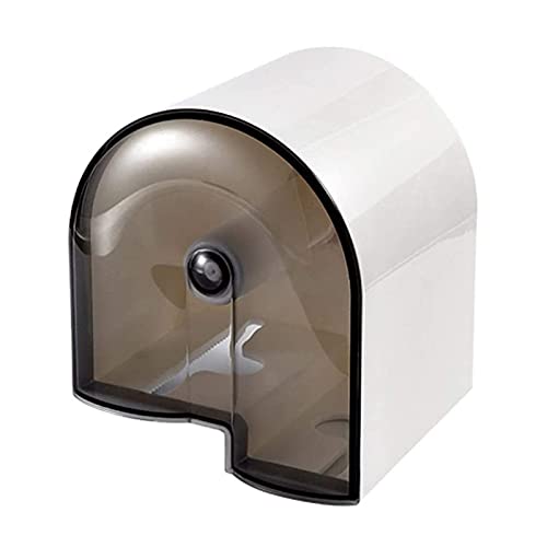 GRFIT Toilettenpapierhalter Toilettenpapierhalter klebende toilettenpapier rollenhalter Badezimmer Tissue Box Papier Handtuch Spender wandhalterung transluzent weiß Klopapierhalter von GRFIT