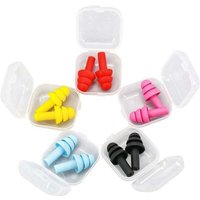 10 Paar Ohrstöpsel zum Schlafen, weiches Silikon, bequemer und wiederverwendbarer Gehörschutz vor Schnarchen und Schwimmen, 10 Paar Ohrstöpsel zum Schlafen, weiches Silikon, bequemer und wiederverwendbarer Gehörschutz vor Schnarchen und Schwimmen, von GRID COOL