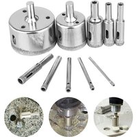 10 stücke Lochsäge Diamant Lochsäge Bohrer Lochsägen Waschbar 3mm-50mm Bohrer, 10 stücke Lochsäge Diamant Lochsäge Bohrer Lochsägen Waschbar 3mm-50mm Bohrer, von GRID COOL