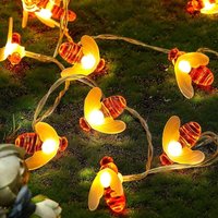 13,1 FT 40 LED Bienen-Lichterketten Bienen-Fee-Lichterketten Ausgefallene Bienen-Lichterketten für Party-Hochzeits-Gartendekoration 13,1 FT 40 LED Bienen-Lichterketten Bienen-Fee-Lichterketten Ausgefallene Bienen-Lichterketten für Party-Hochzeits-Gartendekoration von GRID COOL