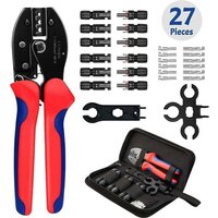 2,5/4,0/6,0 mm² Solarmodul-Crimpset PV-Draht-Crimpwerkzeuge + 6 Kabelverbinder + 1 Paar Solarmodulschlüssel 2,5/4,0/6,0 mm² Solarmodul-Crimpset PV-Draht-Crimpwerkzeuge + 6 Kabelverbinder + 1 Paar Solarmodulschlüssel von GRID COOL