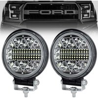 2 x 102W 4" LED-Traktor-Arbeitsscheinwerfer, runder Projektor, LED-Scheinwerfer mit großer Reichweite, Schutzart IP68, Spot- und von GRID COOL
