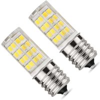 2er-Pack E17 4W dimmbare LED-Lampen für Mikrowellen, 6000K, entspricht 40W Halogen-Keramiklampe von GRID COOL