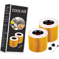 2er-Pack Filter für Kärcher WD3 Premium, WD2, WD3P, MV2, MV3 Staubsauger – WD3 Ersatzfilter – 6.414-552.0 2er-Pack Filter für Kärcher WD3 Premium, WD2, WD3P, MV2, MV3 Staubsauger – WD3 Ersatzfilter – 6.414-552.0 von GRID COOL