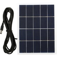 3W 5V Solarpanel mit DC-Anschluss Polykristalline Silizium-Solarzelle DIY Wasserdicht Camping Portable Power Solarpanel Kompatibel für 3,7V Batterie von GRID COOL