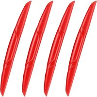 4er-Pack Universal-PVC-Kantenschutz für Autotüren (rot) von GRID COOL