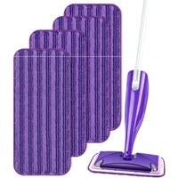 4er-Pack wiederverwendbare Tücher für Swiffer WetJet, Mikrofaser-Wischmopp-Pads, Mikrofaser-Wischmopp-Pads, Ersatz-Wischmopp-Pads 4er-Pack wiederverwendbare Tücher für Swiffer WetJet, Mikrofaser-Wischmopp-Pads, Mikrofaser-Wischmopp-Pads, Ersatz-Wischmopp-Pads von GRID COOL
