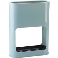 Blauer, ovaler Schirmständer mit 4 Staufächern – wunderschöne Verarbeitung Blauer, ovaler Schirmständer mit 4 Staufächern – wunderschöne Verarbeitung von GRID COOL