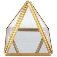 Dekorative Schmuckschatulle aus Glas in Pyramidenform mit Goldrand – ideales Geschenk zum Geburtstag oder zur Hochzeit Dekorative Schmuckschatulle aus Glas in Pyramidenform mit Goldrand – ideales Geschenk zum Geburtstag oder zur Hochzeit von GRID COOL
