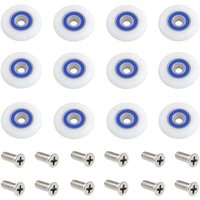 Duschtürrolle 12 Stück 27mm Duschtürrollen Duschtürrollen Rollen Ersatzrollen Duschtürrolle Duschtürrolle mit Schrauben Duschtürrolle 12 Stück 27mm Duschtürrollen Duschtürrollen Rollen Ersatzrollen Duschtürrolle Duschtürrolle mit Schrauben von GRID COOL
