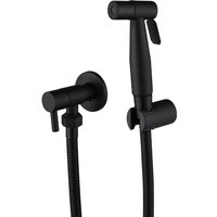 Edelstahl-Toilettensprüher, Bidet-Sprühset, Wasserhahn-Sprüher, Toilettensprüher (schwarz) von GRID COOL