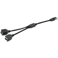 Ethernet-LAN-Netzwerkadapter – RJ45-Stecker auf 2 Buchsen-Splitter für ein auf zwei Kabel von GRID COOL