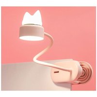 Flexible KLEMMLEUCHTE mit Nachtlicht CATLIGHT Original/Mit USB-Akku/LED-Leselicht & Leselampe für Schreibtisch, Bett, Nachttisch - Leicht, praktisch von GRID COOL