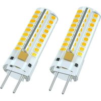 GY6.35 LED Glühbirne, G6.35 LED 12V, 7W 50W Halogen Ersatzlampe, Warmweiß 3000K, 360° Abstrahlwinkel, für Schrankbeleuchtung, nicht dimmbar (2 Stück) von GRID COOL