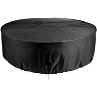 Gartenmöbel-Abdeckung, wasserdichte, strapazierfähige, runde Gartentischabdeckung für den Außenbereich, Terrassenmöbel, UV-Schutz und staubdichte Gartenmöbel-Abdeckung, wasserdichte, strapazierfähige, runde Gartentischabdeckung für den Außenbereich, Terrassenmöbel, UV-Schutz und staubdichte von GRID COOL