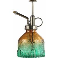 Glas-Sprühflasche, 16,5 cm hohe Vintage-Gießkanne mit Top-Pumpe, auslaufsichere Düse mit hoher Zerstäubung für Gartenpflanzen, Blumen, von GRID COOL