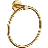 Handtuchring Gold gebürstet, SUS 304 Edelstahl, runder Handtuchhalter für moderne Badezimmer, Toilette, Küche, Aufbewahrung, Wandmontage Handtuchring Gold gebürstet, SUS 304 Edelstahl, runder Handtuchhalter für moderne Badezimmer, Toilette, Küche, Aufbewahrung, Wandmontage von GRID COOL