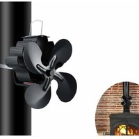 Holzofenventilator, 4 Flügel, wärmebetriebener Kaminventilator, für Holz-/Kamin-/Gas-/Pellet-/Holzofen Holzofenventilator, 4 Flügel, wärmebetriebener Kaminventilator, für Holz-/Kamin-/Gas-/Pellet-/Holzofen von GRID COOL