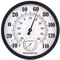Innen- und Außenthermometer 25cm Terrassengroßes Wandthermometer und Hygrometer Innen- und Außenthermometer 25cm Terrassengroßes Wandthermometer und Hygrometer von GRID COOL