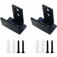 Innenschiebetür 2 Stück Schiebetürführung Untere Wandhalterung Bodenführung Doppelte Schiebetür-Schienenrolle Schiebetür-Bodenführung von GRID COOL