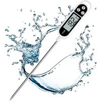 Küchenthermometer, digitales Thermometer mit langer Sonde, sofort ablesbares Kochthermometer, Fleischthermometer für Lebensmittel, Fleisch, Öl, Küchenthermometer, digitales Thermometer mit langer Sonde, sofort ablesbares Kochthermometer, Fleischthermometer für Lebensmittel, Fleisch, Öl, von GRID COOL