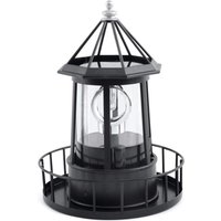 LED Solar Rotierende Leuchtturm Lampe Outdoor Garten Dekoration Laterne für Pathway Patio von GRID COOL