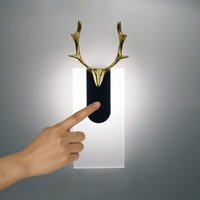 LED-Wandleuchte, batteriebetrieben, kabellos, USB, wiederaufladbar, Wandleuchte, Schlafzimmer, Nachtlicht, Touch-dimmbare Wandleuchte für Flur, LED-Wandleuchte, batteriebetrieben, kabellos, USB, wiederaufladbar, Wandleuchte, Schlafzimmer, Nachtlicht, Touch-dimmbare Wandleuchte für Flur, von GRID COOL