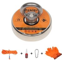 Magnet-Angel-Set, Angel-Magnet-Set mit 550 Pfund Spannung, starker runder Neodym-Angel-Magnet, für magnetisches Angeln und Fluss-Retrieval von GRID COOL