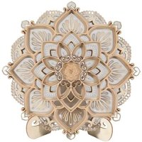 Moderne LED-Wandleuchte mit USB-Anschlüssen, dekorativem Mandala-Design, hängendem Holzrahmen und MDF-Beleuchtung Moderne LED-Wandleuchte mit USB-Anschlüssen, dekorativem Mandala-Design, hängendem Holzrahmen und MDF-Beleuchtung von GRID COOL