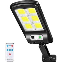 Outdoor Solarleuchte, 6000LM LED Solar Straßenlaterne Flutlicht Bewegungssensor 3 Modi IP67 Wasserdicht für Garten, Garage, Hof, Treppen, Terrasse (1 von GRID COOL