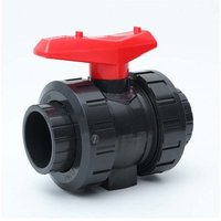 PVC-Kugelhahn I 25 mm I 3/4 Zoll Klebemuffen und Fittings I Absperrventil I PVC-Rohrverschraubung I Kugelhahn für den Schwimmbad- und Teichbau von GRID COOL
