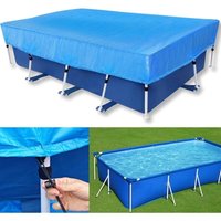 Rechteckige Poolabdeckung – 400 x 210 cm – Für Planschbecken – Rechteckig – Aufblasbar mit Gestell – Regendicht – Staubdicht – UV-beständig Rechteckige Poolabdeckung – 400 x 210 cm – Für Planschbecken – Rechteckig – Aufblasbar mit Gestell – Regendicht – Staubdicht – UV-beständig von GRID COOL