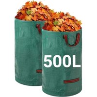 Robuste Gartenabfallsäcke – 2er-Pack, 500 l, wiederverwendbare Gartensäcke mit Griffen – strapazierfähiges Gewebe für Laub, Abfall und Gartenabfälle Robuste Gartenabfallsäcke – 2er-Pack, 500 l, wiederverwendbare Gartensäcke mit Griffen – strapazierfähiges Gewebe für Laub, Abfall und Gartenabfälle von GRID COOL