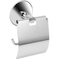 Robuster Toilettenpapierhalter aus Edelstahl mit Saugnapf-Wandbefestigung und Rollenhalter Robuster Toilettenpapierhalter aus Edelstahl mit Saugnapf-Wandbefestigung und Rollenhalter von GRID COOL