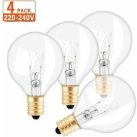 Set mit 4 Edison-Glühbirnen, E12-Glühbirnen, dekorative Girlande, Retro-Glühlampen, Globe-Lampe, G40 – Warmweiß 220V-240V und G40 Warmweiß 220V-240V Set mit 4 Edison-Glühbirnen, E12-Glühbirnen, dekorative Girlande, Retro-Glühlampen, Globe-Lampe, G40 – Warmweiß 220V-240V und G40 Warmweiß 220V-240V von GRID COOL
