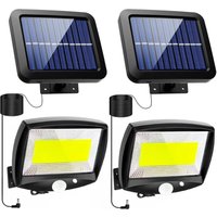Solarleuchte für den Außenbereich, Solarleuchte für den Außenbereich mit Bewegungssensor LED-Außenleuchte mit drahtlosem wasserdichtem Detektor Solarleuchte für den Außenbereich, Solarleuchte für den Außenbereich mit Bewegungssensor LED-Außenleuchte mit drahtlosem wasserdichtem Detektor von GRID COOL