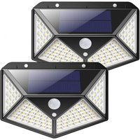 Solarleuchten für den Außenbereich 100 LEDs, Kilponen 2er-Pack Solarleuchten für den Außenbereich, Bewegungsmelder, 270° wasserdicht, Solarspot für Solarleuchten für den Außenbereich 100 LEDs, Kilponen 2er-Pack Solarleuchten für den Außenbereich, Bewegungsmelder, 270° wasserdicht, Solarspot für von GRID COOL