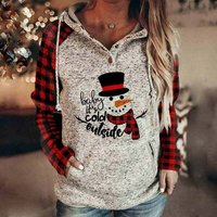 Sonstige Weihnachtsdekoration Kinder-Sweatshirt Weihnachten Schnee Persönlichkeit Grau XXL von GRID COOL
