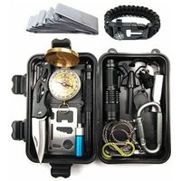 Survival Gear Kits Utdoor Emergency Kit Emergency Gear Kit für Camping, Wandern, Abenteuer, Ausrüstung, Werkzeug, Geschenke für Männer, Papa, Survival Gear Kits Utdoor Emergency Kit Emergency Gear Kit für Camping, Wandern, Abenteuer, Ausrüstung, Werkzeug, Geschenke für Männer, Papa, von GRID COOL