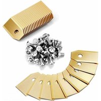 Titan-Ersatzklingen für Husqvarna-Mäher, 30 Automower-Ersatzklingen für Robotermäher-Zubehör mit Schrauben, passend für 105, 310, 315, 320, 420, von GRID COOL