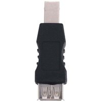 USB-Druckeradapter Typ B Stecker Schwarz Silberfarben USB-Druckeradapter Typ B Stecker Schwarz Silberfarben von GRID COOL
