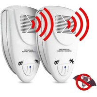 Ultraschall-Fledermausvertreiber 2er-Pack - Fledermäuse werden innerhalb von 72 Stunden abgewehrt Weiß Ultraschall-Fledermausvertreiber 2er-Pack - Fledermäuse werden innerhalb von 72 Stunden abgewehrt Weiß von GRID COOL