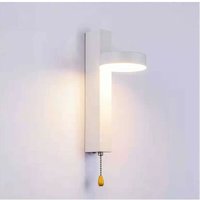 Wandleuchten 9W Wandleuchte Tricolor Beleuchtung wählbar Wandleuchte mit Zugschalter für Wohnzimmer, Schlafzimmer, Treppen, Küchenn. Weiß Wandleuchten 9W Wandleuchte Tricolor Beleuchtung wählbar Wandleuchte mit Zugschalter für Wohnzimmer, Schlafzimmer, Treppen, Küchenn. Weiß von GRID COOL