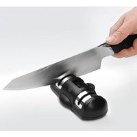 Xiaomi Professional Küchenmesserschärfer Manueller Schärfer für Edelstahl- und Keramikmesser aller Größen, schwarze rutschfeste Basis von GRID COOL