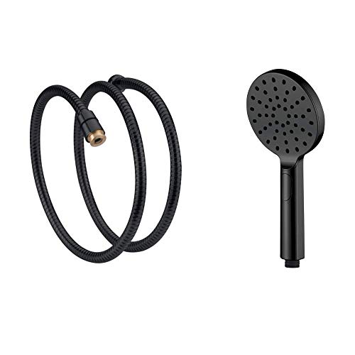 GRIFEMA Brauseschlauch mit Handbrause, Universal Duschschlauch mit Duschkopf, 1.8M, PVC [Exklusiv bei Amazon] von GRIFEMA