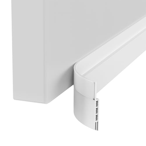 GRIFEMA GA4101 Türdichtung Zugluftstopper Selbstklebend [100x5 cm] Dichtungsstreifen für Außen- & Innentüren - Luftschutz, Wärmeisolierung - Weiß von GRIFEMA
