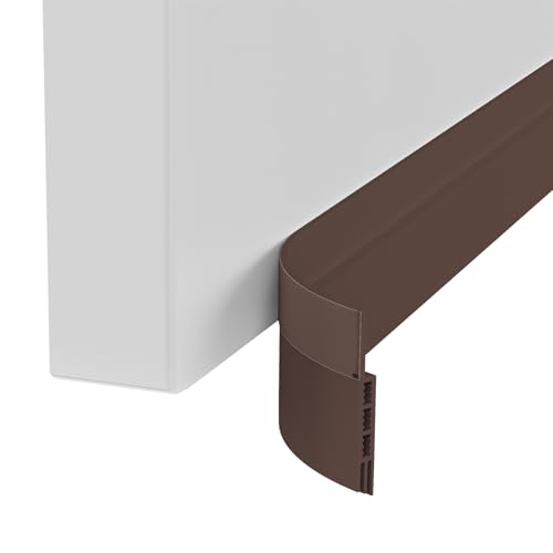 GRIFEMA GA4102 Türdichtung Zugluftstopper Selbstklebend [100x5 cm] Dichtungsstreifen für Außen- & Innentüren - Luftschutz, Wärmeisolierung - Braun von GRIFEMA