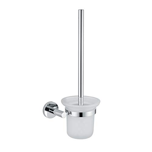 GRIFEMA IBIZA-G30110 | Wandmontage Badaccessoires - Toilettenbürstenhalter aus Messing | Badezimmer WC-Bürsten und Halter, Chrom von GRIFEMA